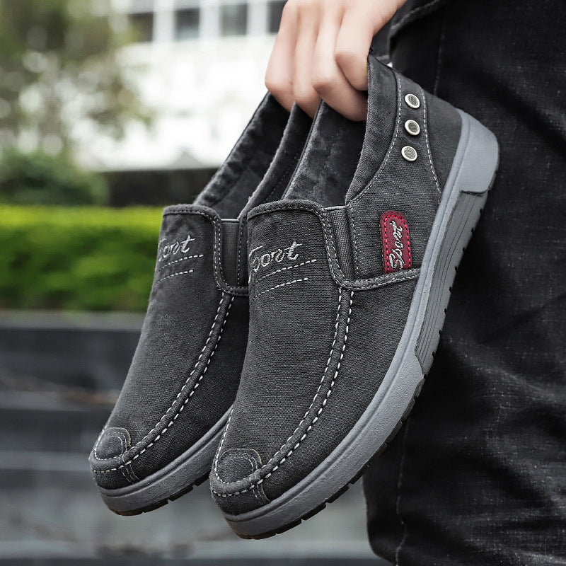 Old Beijing Cloth Shoes Men New Men's Sneakers Soft Soles