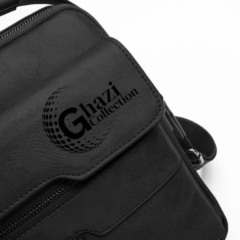 Mens Leather Handbags Shoulder Bags Sling bag Handbag Business Messenger Backpack Men Crossbody Casual Travel Bag Daily Man Bag Gift with Adjustable Shoulder Strap for Ipad 9.7 Inch