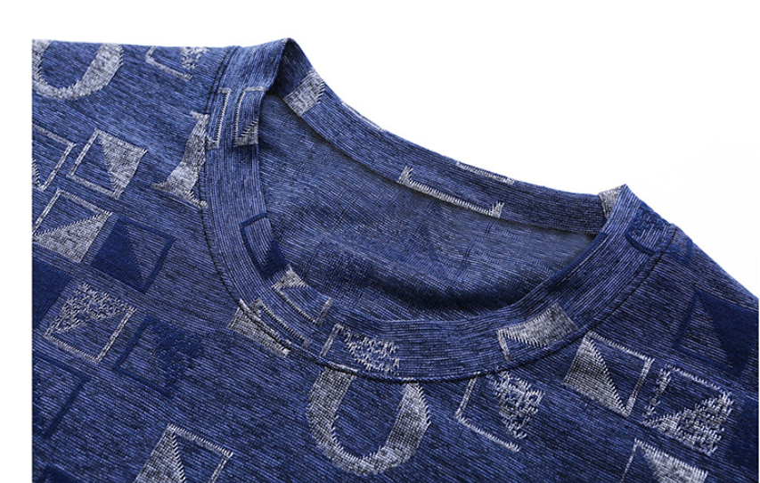 Printed T-shirt Men's Long Sleeve Bottom Shirt